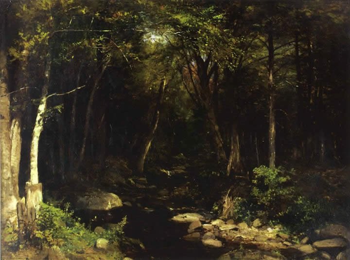 Alexander Helwig Wyant Woodland Stream